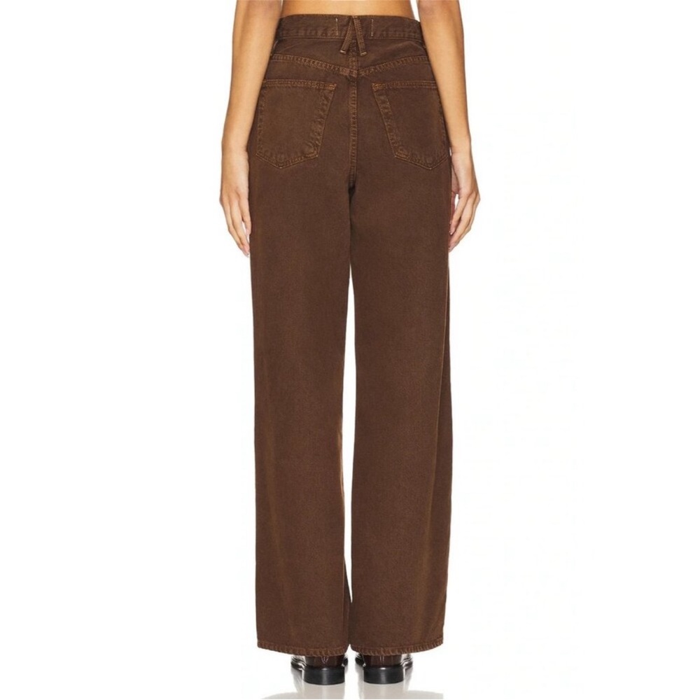 SLVRLAKE Grace Jeans Northern Cedar Brown Size 28 - Picture 3 of 8